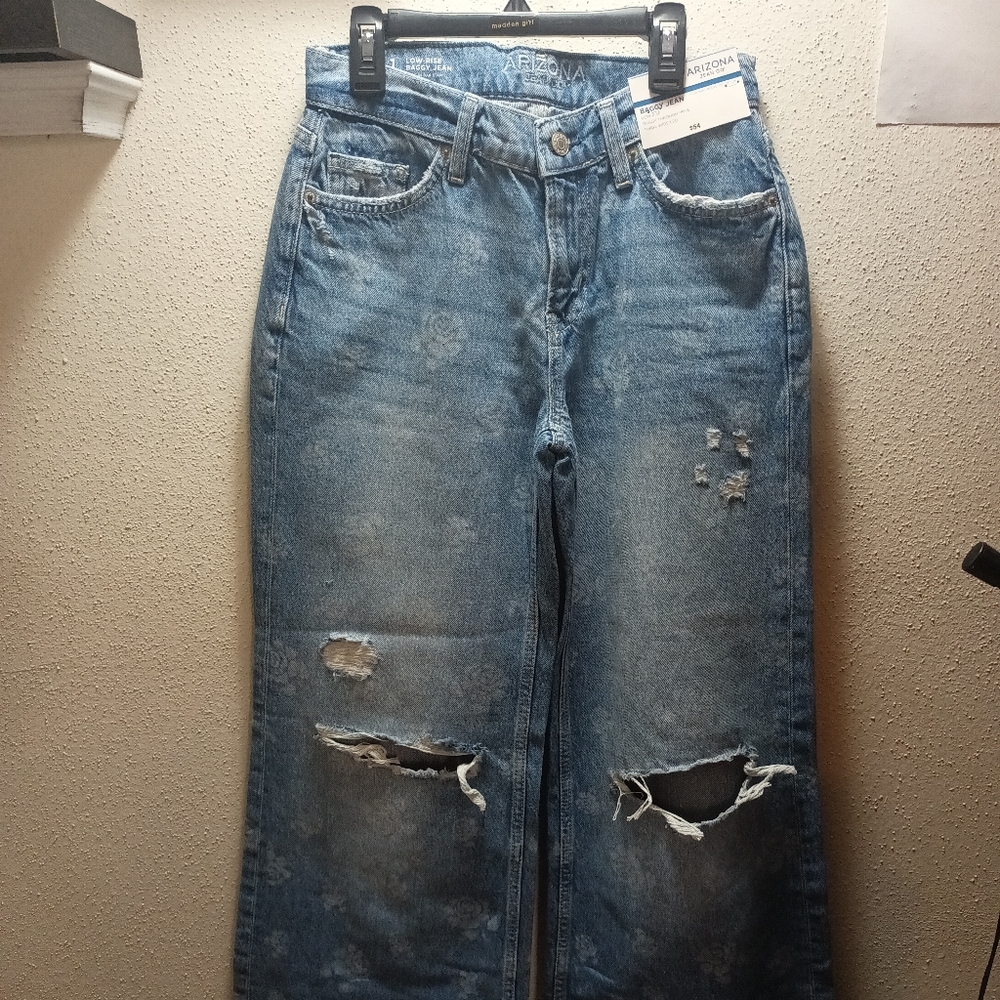 Arizona Low Rise baggy jeans Size 1 - Picture 1 of 7